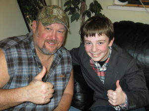 Jackson Murphy and Larry the Cable Guy